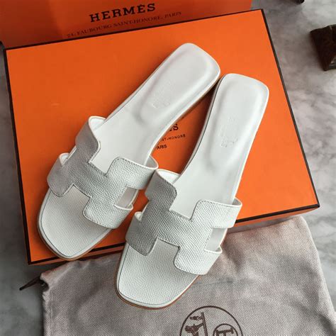 hermes slipper weiß|hermes slippers original price.